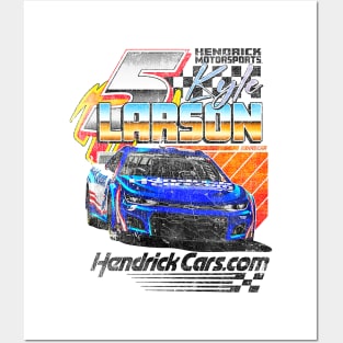 Kyle Larson Throwback Car Posters and Art